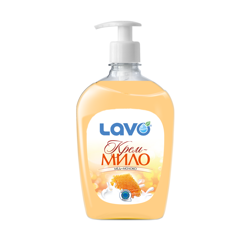 Крем-мило LAVO «Мед-Молоко» 600 мл